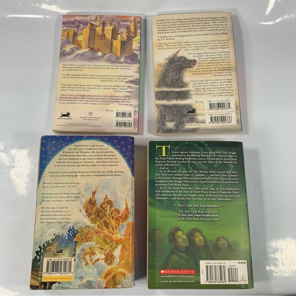 lot of 4 Harry Potter Books by Bloomsbury and Scholatic - Picture 2 of 12